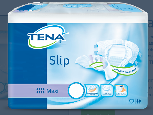 TENA Slip Maxi | Pannolino a mutandina per incontinenza - Pannolino traspirante per benessere della pelle.