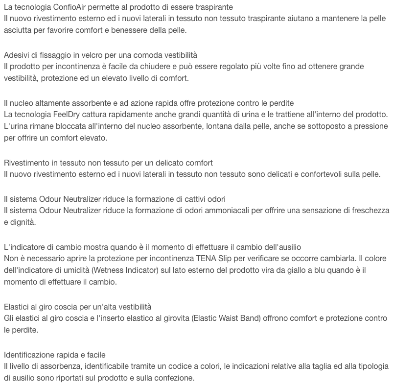 TENA Slip Plus | Pannolino a mutandina per incontinenza - Pannolino traspirante per il benessere della pelle.