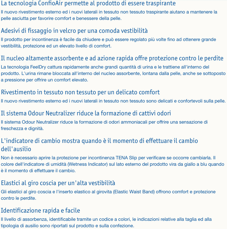 TENA Slip Super| Pannolino a mutandina per incontinenza - Pannolino traspirante e assorbente per il benessere della pelle.