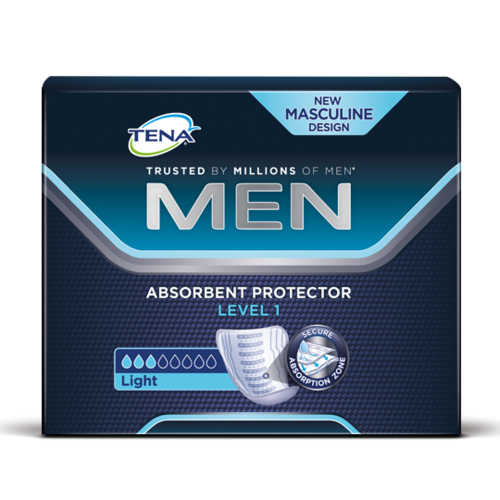 Men - Livello 1  - Protezione sottile per piccole perdite maschili.