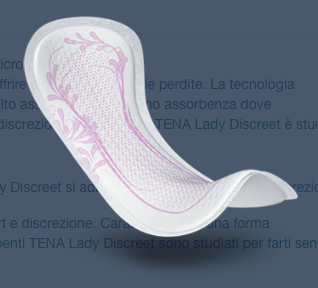 Lady - Discreet Mini Plus - Assorbente per perdite urinarie leggere con tripla protezione. - Immagine 3