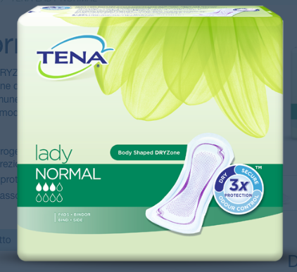 Lady - Normal - Assorbenti discreti per incontinenza leggera.