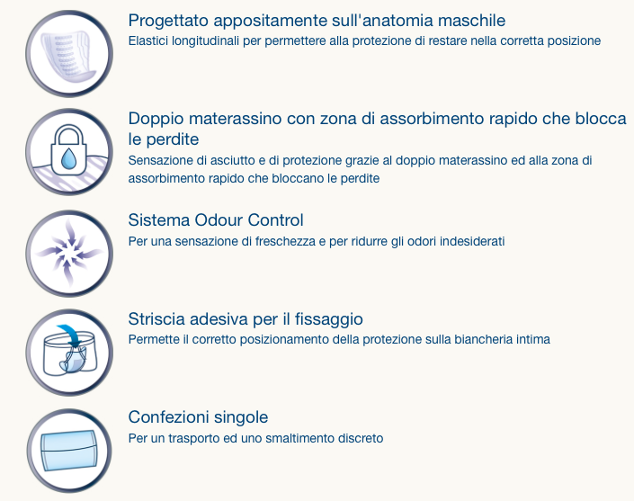 Men - Livello 2 - Rimedi incontinenza
