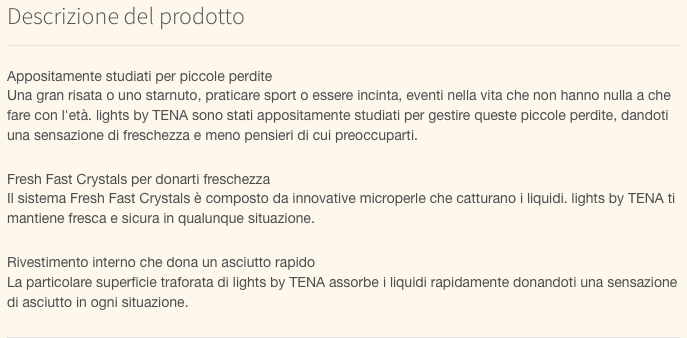 Lights by - Lungo - Proteggi slip
