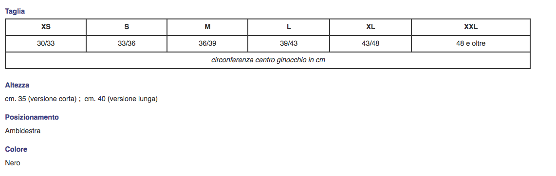 Ginocchiera tubolare in tessuto spacer “NEWMESH” con aste articolate a controllo F-E - Ginocchiera  in tessuto spacer con aste articolate e regolazione della flesso-estensione. 