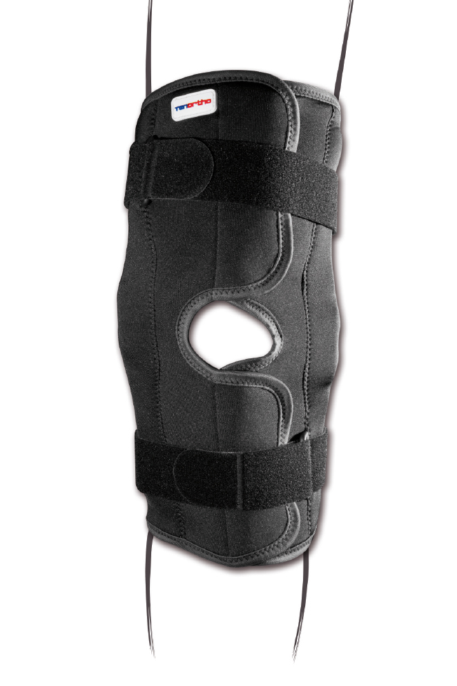 Ginocchiera in tessuto spacer “NEWMESH” con aste articolate e apertura frontale - Ginocchiera in tessuto spacer con apertura frontale e aste articolate 
