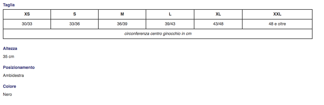 Ginocchiera in tessuto spacer “NEWMESH” con aste articolate e apertura frontale - Ginocchiera in tessuto spacer con apertura frontale e aste articolate 