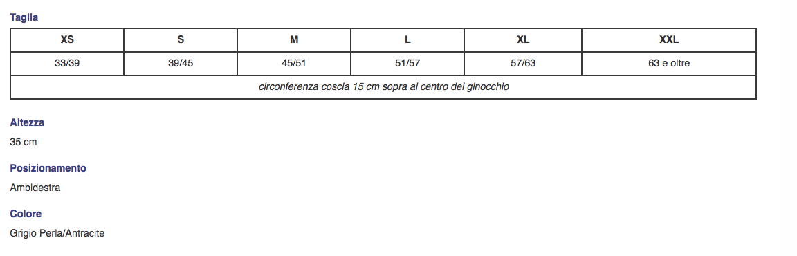 Ginocchiera tubolare “GENU-TONIC” con aste articolate a controllo F-E Corta - Ginocchiera elastica con aste articolate e regolazione della flesso-estensione 