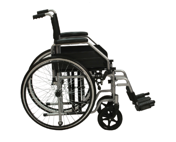 CARROZZINA BASIC AUTOSPINTA DOPPIA CROCIERA - Carrozzina pieghevole
