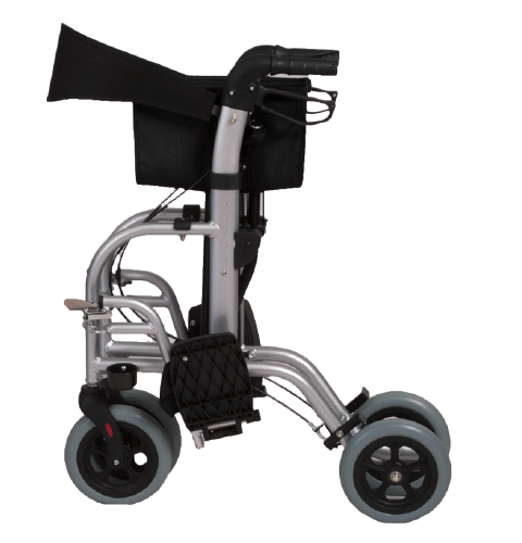 ROLLATOR IN ALLUMINIO DOPPIA FUNZIONE -  Deambulatore rollator
