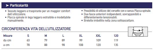 Spinocross/S/48-53 - Corsetto ortopedico