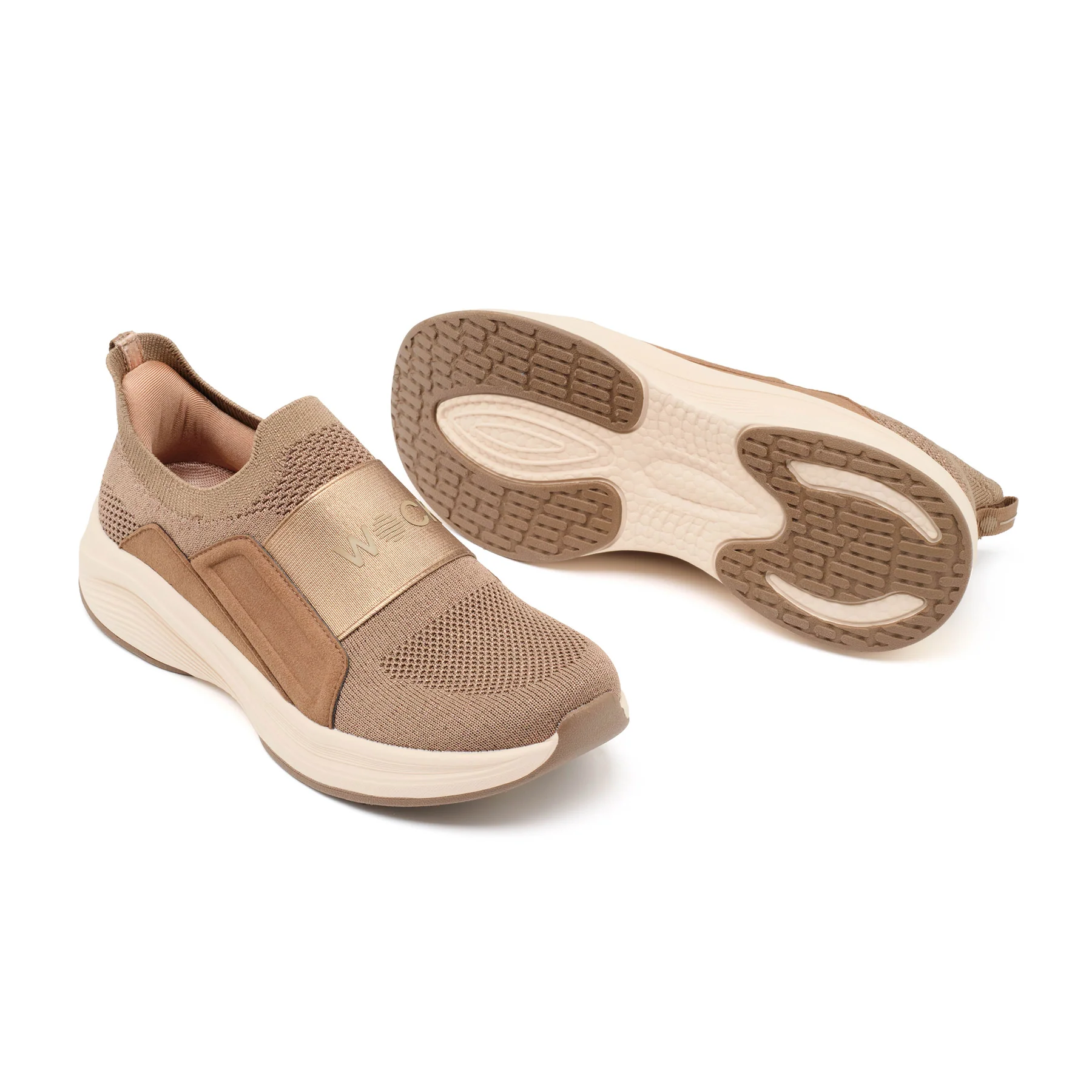 SWIFT LS SNEAKERS SLIP-IN - 08-BRONZO - Scopri la rivoluzione del comfort con le SWIFT di WOC: leggere, flessibili, e facili da indossare.